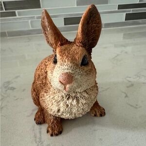 1989 SIGNED CASTAGNA ITALY LOVING SERIES RABBIT FIGURINE